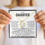 To My Daughter - I Will Always Be Your Biggest Fan - Necklace