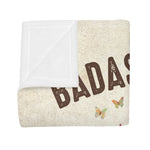 To My Badass Daughter - Plush Fleece Blanket from Mum - I Am The Storm - luxoz