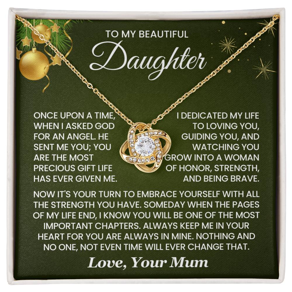 You Are The Most Precious Gift Daughter Necklace – Luxoz