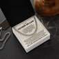 To My Father In Law - I Will Forever Be Thankful for The Sacrifices You've Made - Cuban Necklace - luxoz