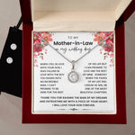 To My Mother In Law on My Wedding Day - Thank You for Raising The Man of My Dreams - Necklace - luxoz