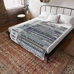 To My Son - Plush Fleece Blanket from Mum - I Will Always Be With You - luxoz