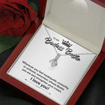 silver necklace for bbf