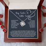 Big Sister Little Sister Necklace | Big Little Sister Necklace | luxoz
