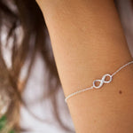 Sterling Silver Bracelet | Infinity Bracelet | luxoz