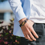 Personalized Stainless Steel Bracelet For Him - luxoz