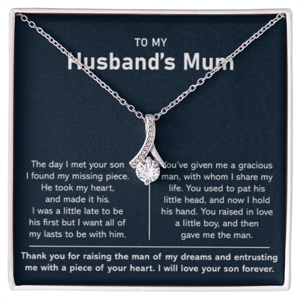 TRYNDI Gift For Wife From Husband To My Wife Necklace Romantic Gifts For Wife Birthday Christmas Valentines Mothers Day Message Card I Love You Necklace Presents For Her