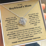 To My Boyfriend's Mum-Loveknot Necklace-When I Fell In Love With Your Son - luxoz