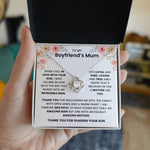 To My Boyfriends's Mum-Loveknot Necklace- He's Loyal And Kind - luxoz