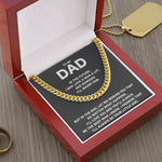cuban link chain for dad
