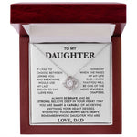 To My Daughter- Loveknot Necklace- Whose Daughter You Are - luxoz