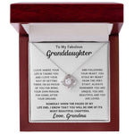 To My Granddaughter - You Are Unique, You Are Beautiful and You Are Loved - Necklace - luxoz