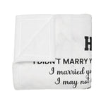 To My Husband - Romantic Fleece Blanket for Wife, Anniversary Gift, Cozy Throw, Love Quote Blanket, Gift for Her, Heartfelt Home Decor
