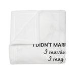 To My Husband - Romantic Fleece Blanket for Wife, Anniversary Gift, Cozy Throw, Love Quote Blanket, Gift for Her, Heartfelt Home Decor