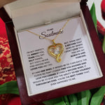 Soulmate- S925 Sterling Silver Necklace- Love You Forever And Always Engraved