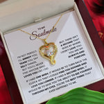 Soulmate- S925 Sterling Silver Necklace- Love You Forever And Always Engraved