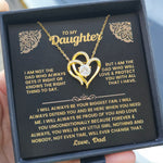 Daughter- S925 Sterling Silver Necklace- Love You Forever And Always Engraved