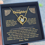 Daughter- S925 Sterling Silver Necklace- Love You Forever And Always Engraved