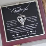 To My Wife- S925 Sterling Silver Necklace- Love You Forever Engraved (Copy)