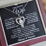 To My Wife- S925 Sterling Silver Necklace- Love You Forever Engraved