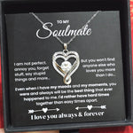 To My Wife- S925 Sterling Silver Necklace- Love You Forever Engraved (Copy)
