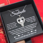 To My Wife- S925 Sterling Silver Necklace- Love You Forever Engraved (Copy)