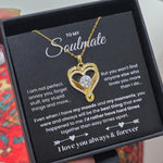 To My Wife- S925 Sterling Silver Necklace- Love You Forever Engraved (Copy)