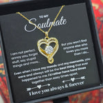 To My Wife- S925 Sterling Silver Necklace- Love You Forever Engraved (Copy)