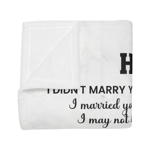 To My Husband - Romantic Fleece Blanket for Wife, Anniversary Gift, Cozy Throw, Love Quote Blanket, Gift for Her, Heartfelt Home Decor