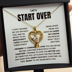 Let's Start Over - I Love You Always and Forever S925 Sterling Silver Necklace