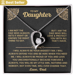 To My Daughter - I Will Love & Protect You - Necklace