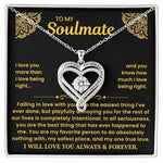 You Are My One True Love -S925 Sterling SIlver Soulmate Necklace