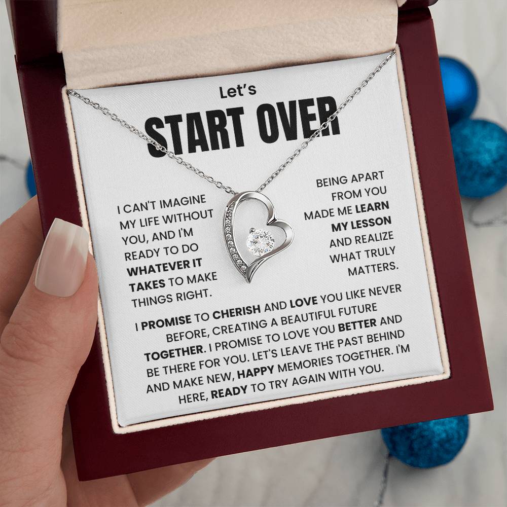Let's Start Over - Forever Necklace