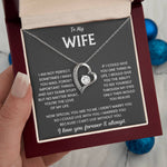 To My Wife Forever Love Necklace Gift Set - Lux321