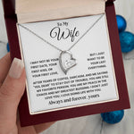To My Wife - I Don't Just Love You, I Love Doing Life With You - Necklace