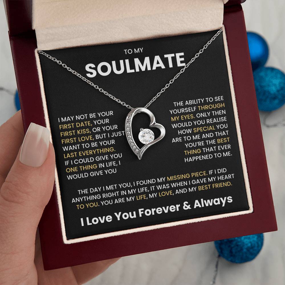 To My Soulmate Necklace – Jewellery Gifts Set for Soulmate