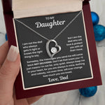 To My Daughter - I'm Not Far Only Quiet - Necklace