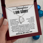 Perfect Apology Gift for Daughter from Dad - Necklace