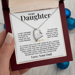 To My Daughter - I Love You - Beautiful Gift Set From Dad - Lx003