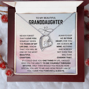 To My Beautiful Granddaughter - You Will Be One of The Most Beautiful Chapters - Necklace