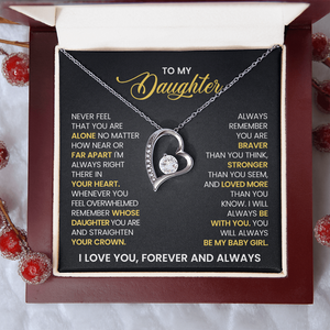 To My Daughter - With all my love Necklace