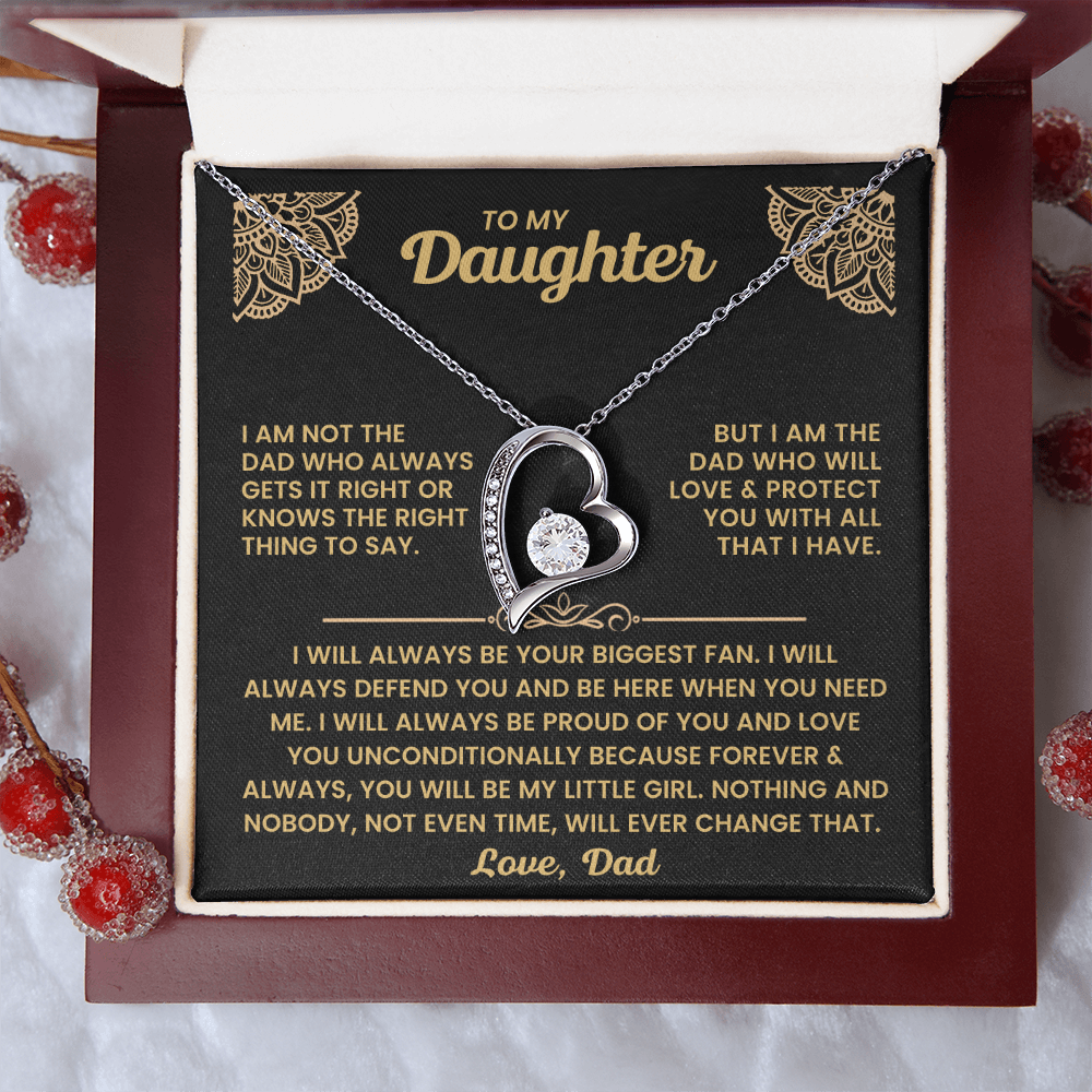 To My Daughter - I Will Always Be Your Biggest Fan - Necklace