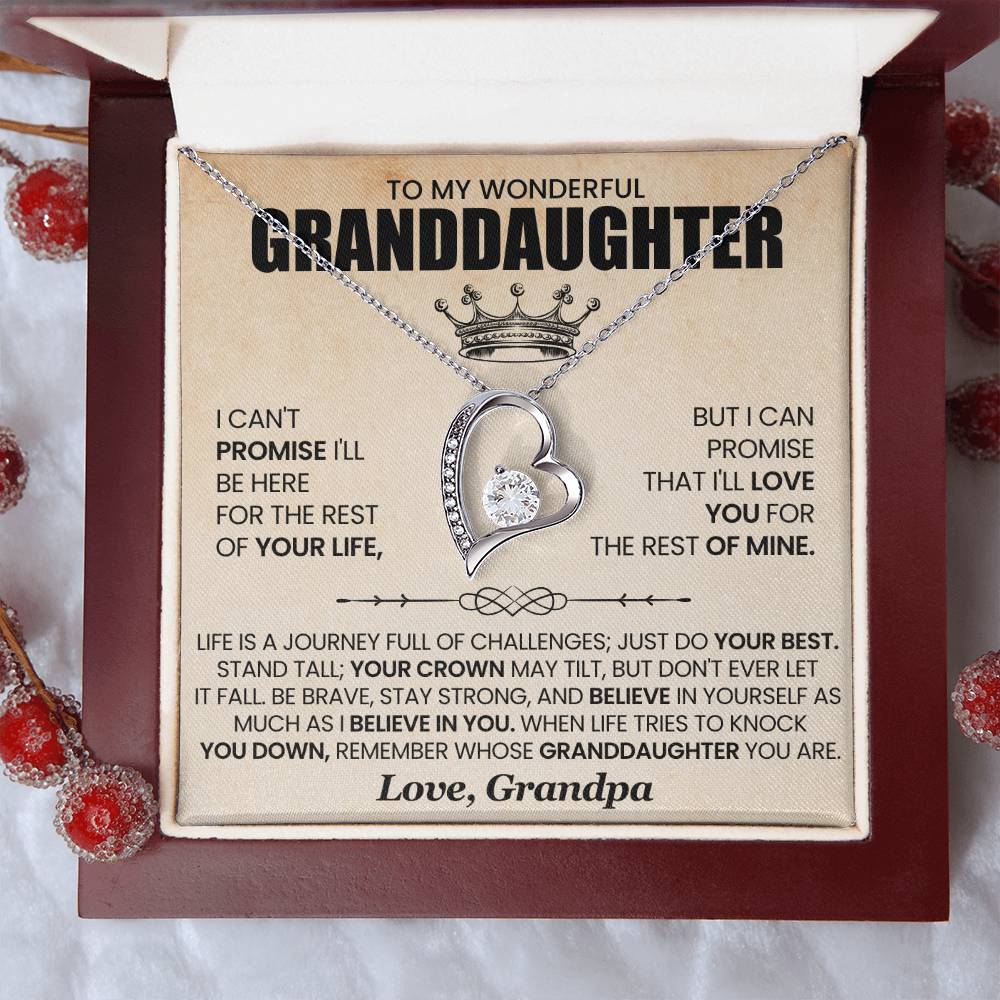 To My Wonderful Granddaughter – Endless love for you