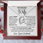 Happy Birthday Necklace Gift Set for Wife BDY01