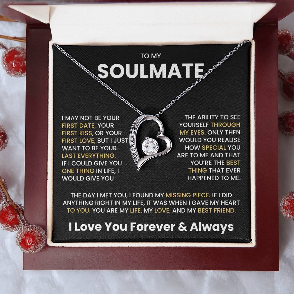 To My Soulmate Necklace – Jewellery Gifts Set for Soulmate
