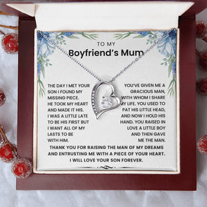 To My Boyfriend's Mum - I Want All of My Lasts To Be With Him - Necklace