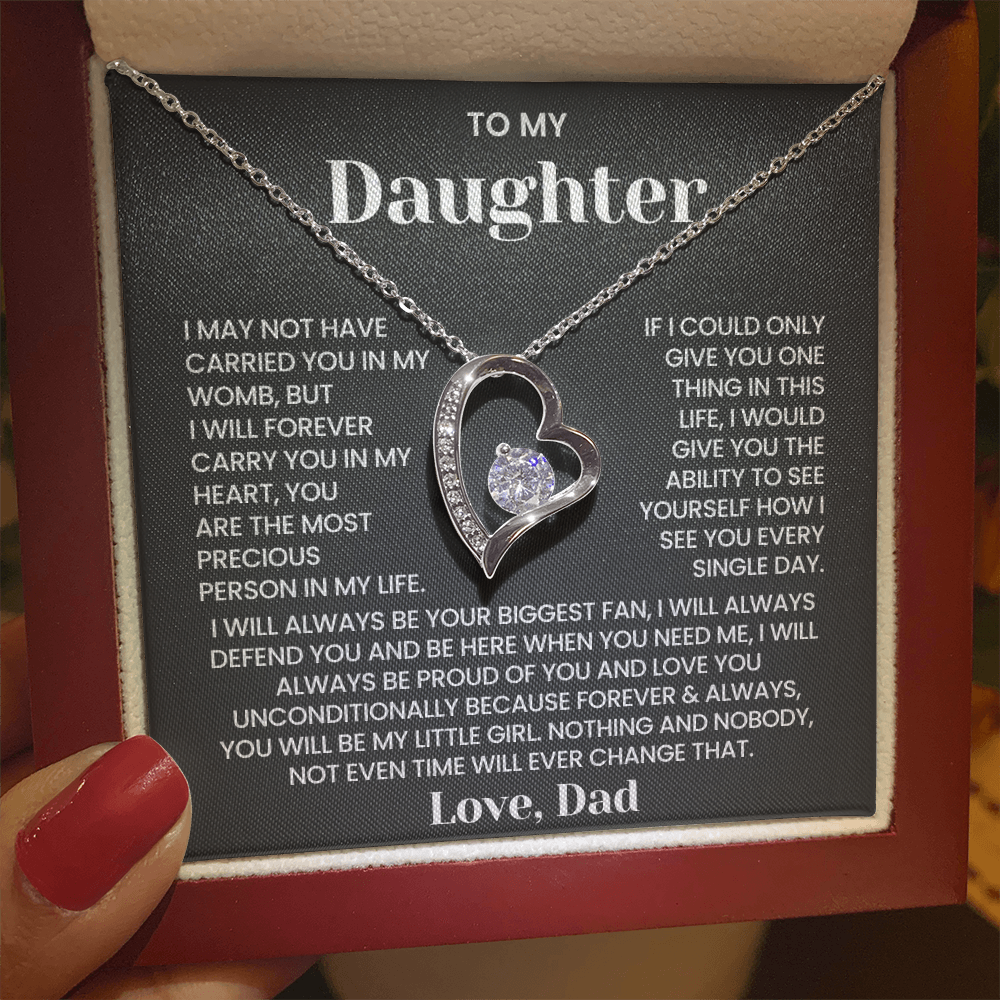 To My Daughter - You Are The Most Precious Person in My Life - Necklace