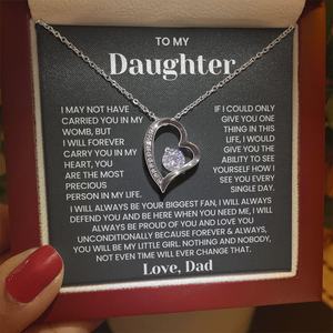 To My Daughter - You Are The Most Precious Person in My Life - Necklace