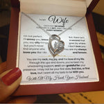 To My Wife - You Are My Rock, My Joy, and The Love of My Life - Necklace