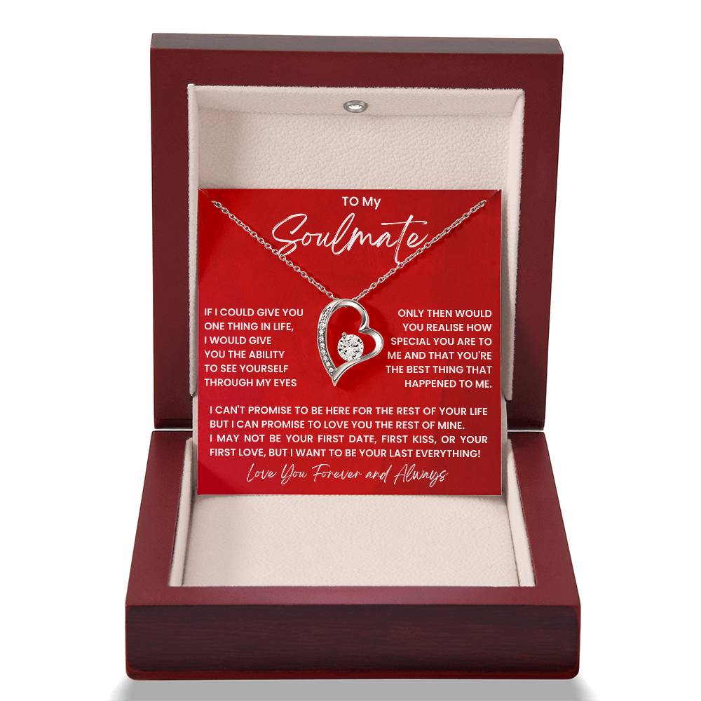 To My Soulmate-Forever Love Necklace-Love You Forever And Always